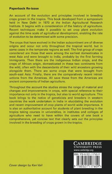 Evolutionary Studies in World Crops