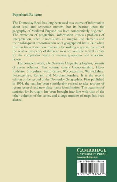 The Domesday Geography of Midland England