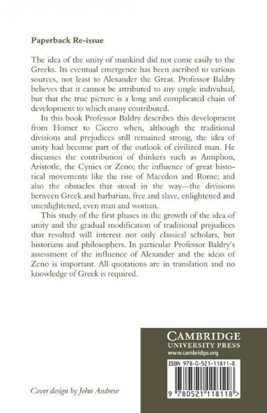 The Unity of Mankind in Greek Thought