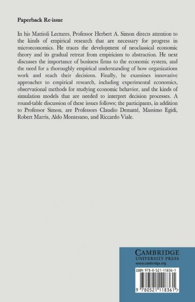 An Empirically-Based Microeconomics