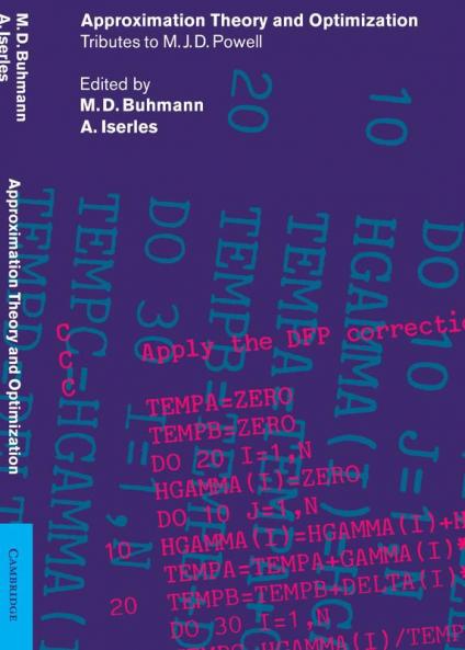 Approximation Theory and Optimization