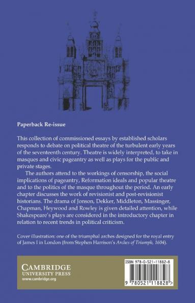 Theatre and Government Under the Early Stuarts