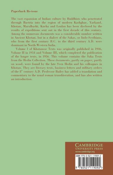 Khotanese Texts