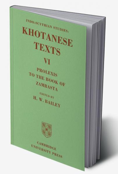 Indo-Scythian Studies Volume VI