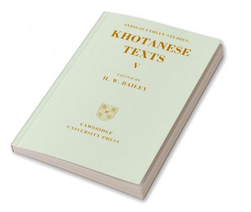 Indo-Scythian Studies Volume V