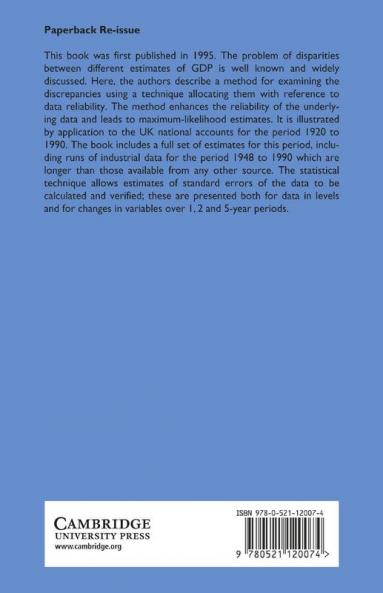 Reconciliation of National Income and Expenditure