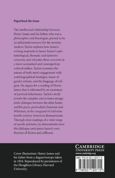 Henry James and the Father Question