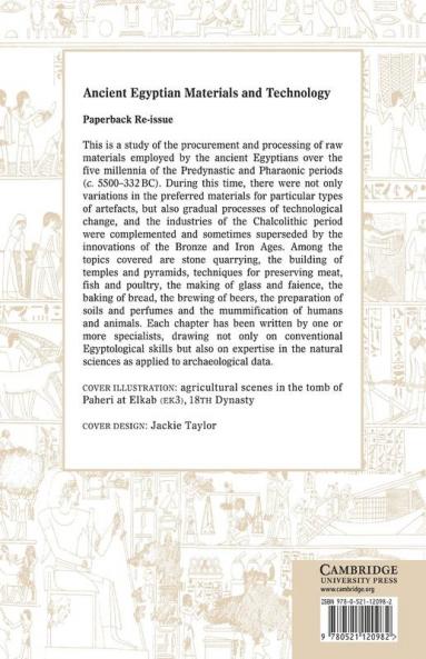 Ancient Egyptian Materials and Technology
