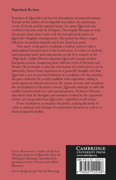 The Love Poetry of Francisco de Quevedo