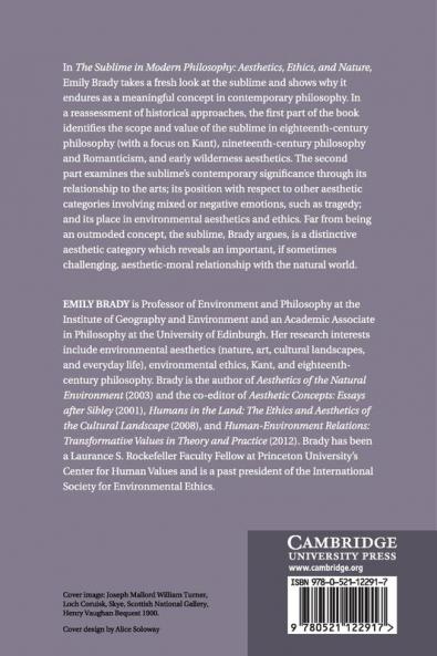 The Sublime in Modern Philosophy