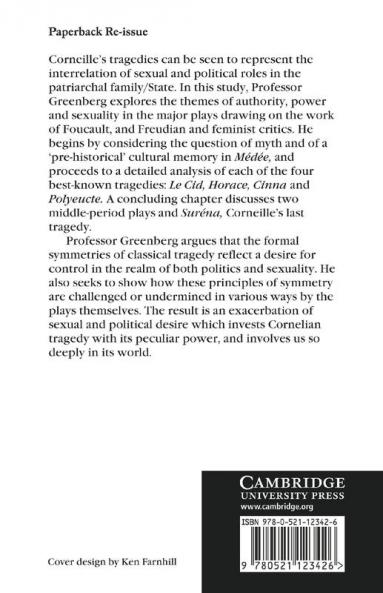 Corneille Classicism and the Ruses of Symmetry