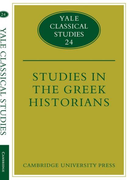 Studies in the Greek Historians
