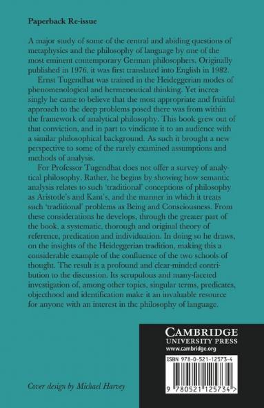 Traditional and Analytical Philosophy