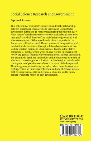 Social Science Research and Government