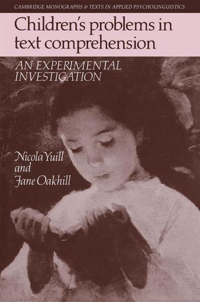 Children's Problems in Text Comprehension