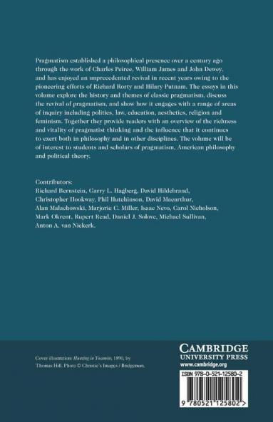 The Cambridge Companion to Pragmatism