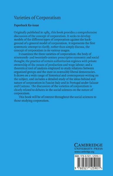 Varieties of Corporatism