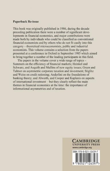 Recent Developments in Corporate Finance