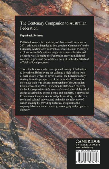 The Centenary Companion to Australian Federation