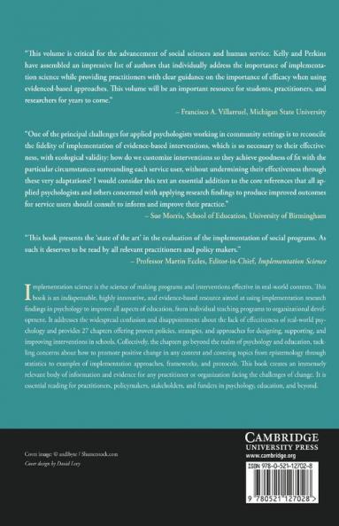 Handbook of Implementation Science for Psychology in Education