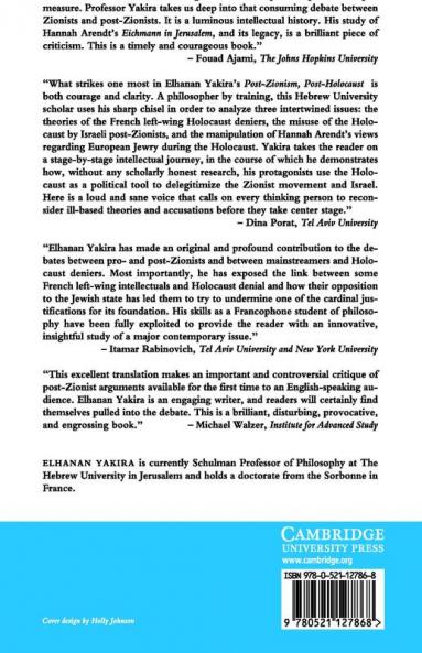 Post-Zionism Post-Holocaust