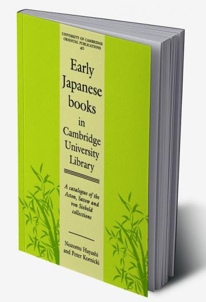 Early Japanese Books in Cambridge University Library