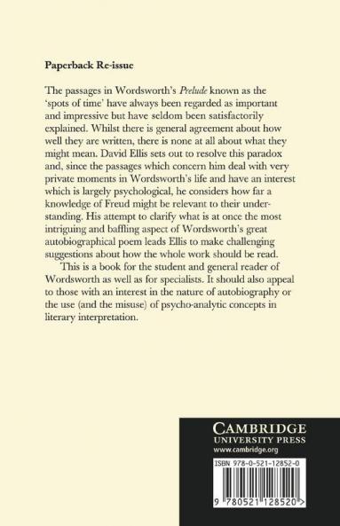 Wordsworth Freud and the Spots of Time