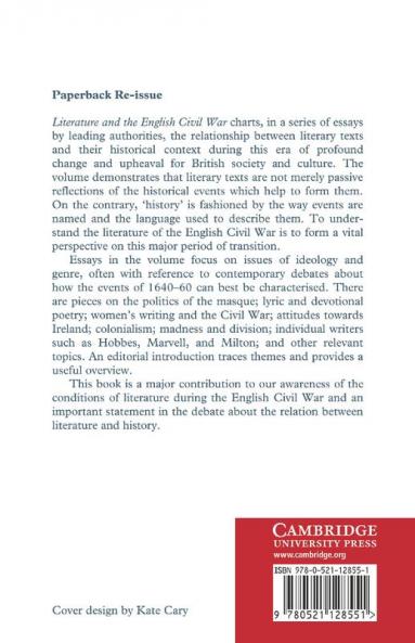 Literature and the English Civil War