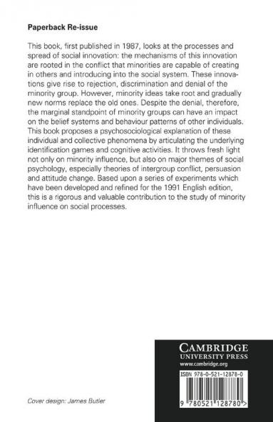 The Social Psychology of Minority Influence