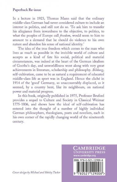 The German Tradition of Self-Cultivation