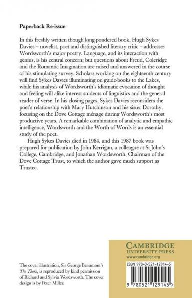 Wordsworth and the Worth of Words