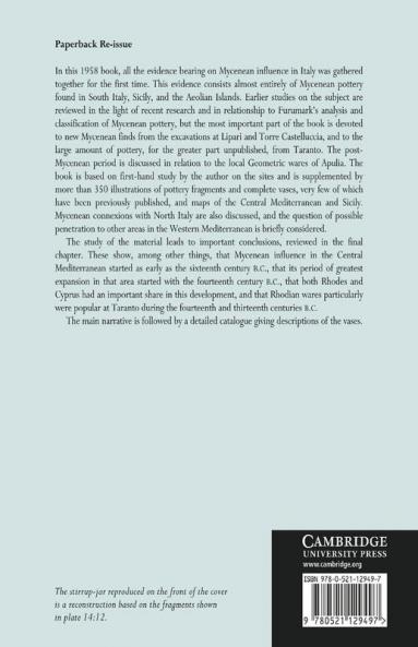 Mycenean Pottery in Italy and Adjacent Areas