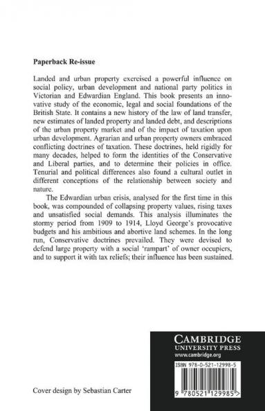 Property and Politics 1870 1914
