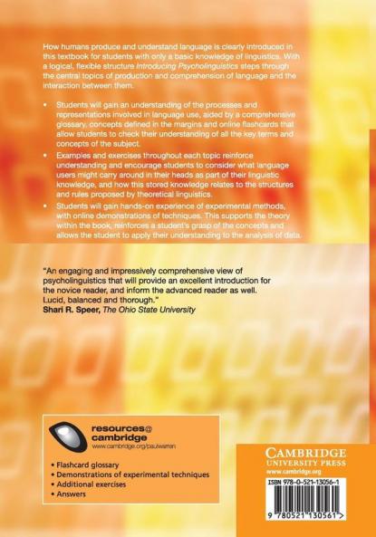 Introducing Psycholinguistics