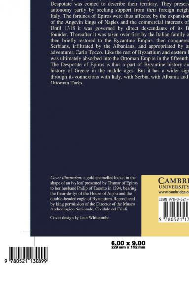 The Despotate of Epiros 1267 1479