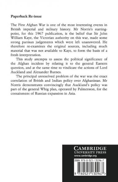 The First Afghan War 1838 1842