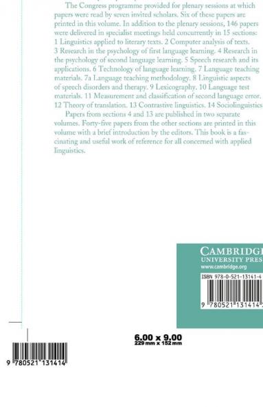 Applications of Linguistics