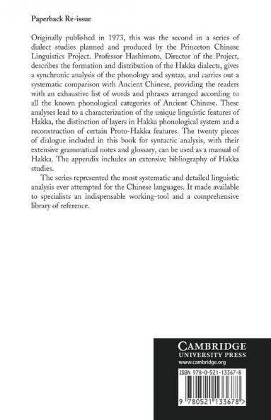 The Hakka Dialect