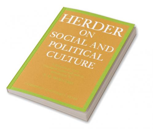 J. G. Herder on Social and Political Culture