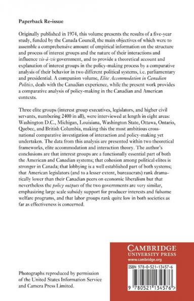 Elites in the Policy Process