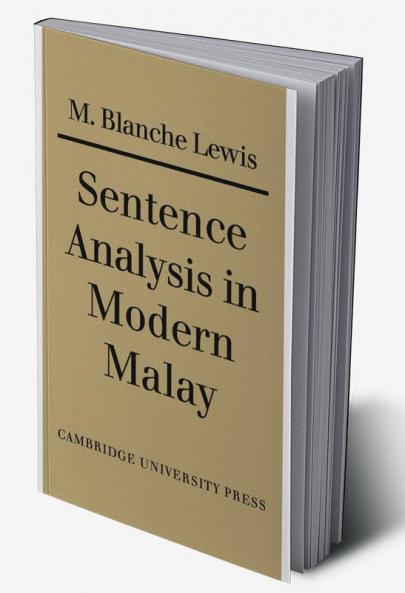 Sentence Analysis in Modern Malay