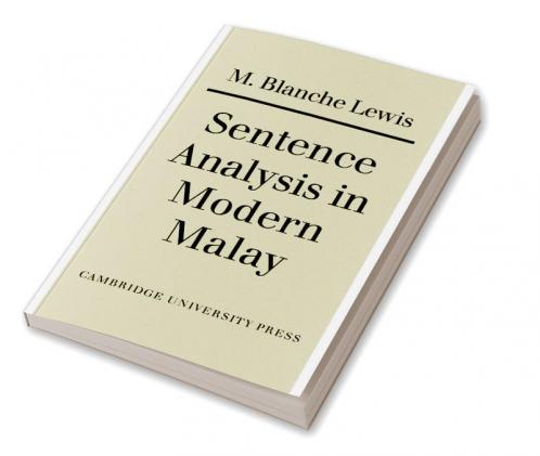 Sentence Analysis in Modern Malay