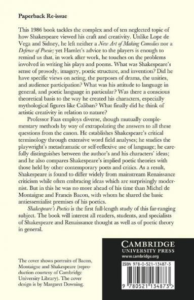 Shakespeare's Poetics
