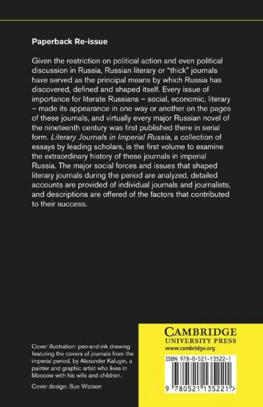 Literary Journals in Imperial Russia