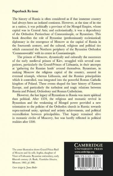 Byzantium and the Rise of Russia