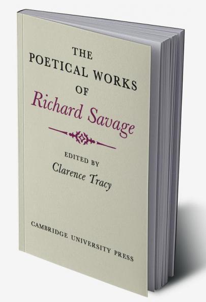 The Poetical Works of Richard Savage