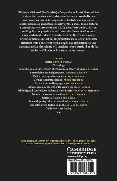 The Cambridge Companion to British Romanticism