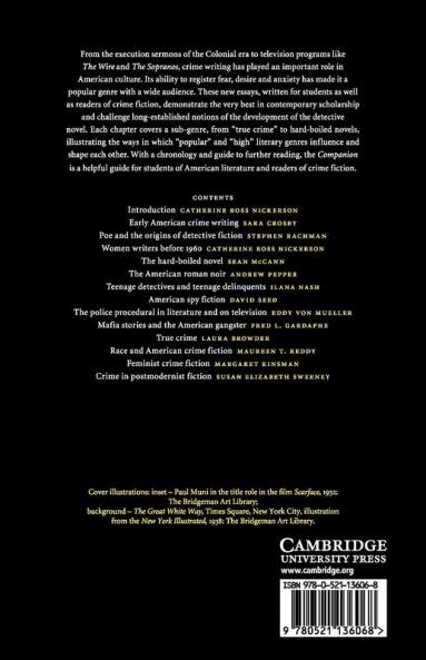 The Cambridge Companion to American Crime Fiction