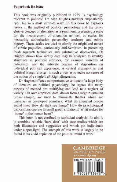 Psychology and the Political Experience