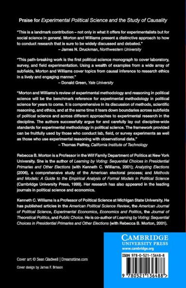 Experimental Political Science and the Study of Causality